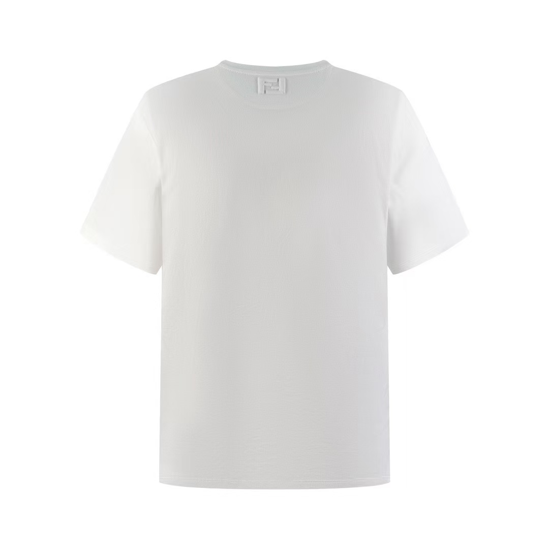 Fendi ホワイトコットン Tシャツ