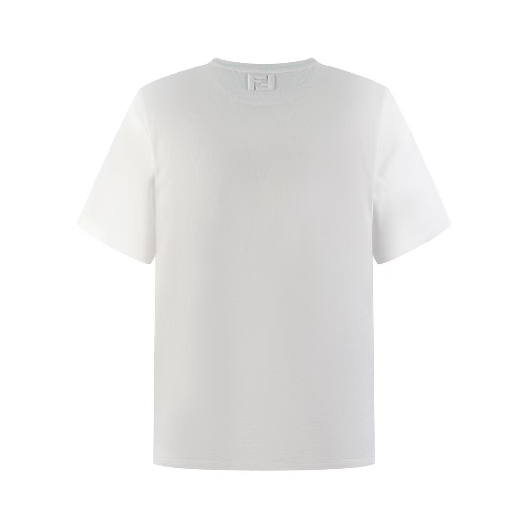 Fendi ホワイトコットン Tシャツ