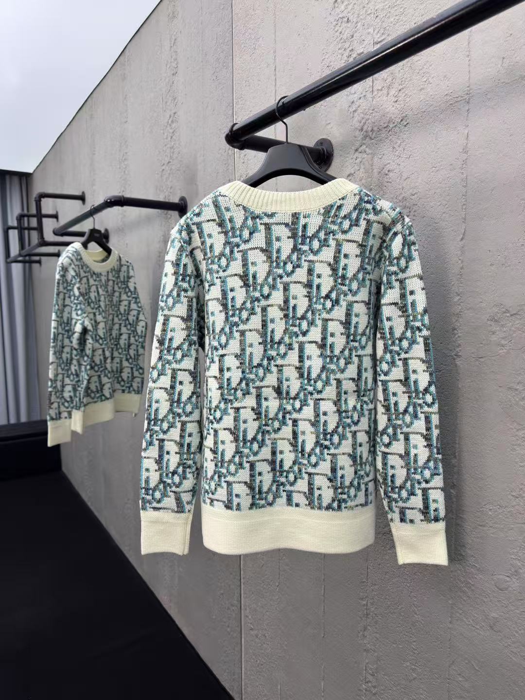 DIOR セーター ディオール オブリーク バージンウール ジャカード