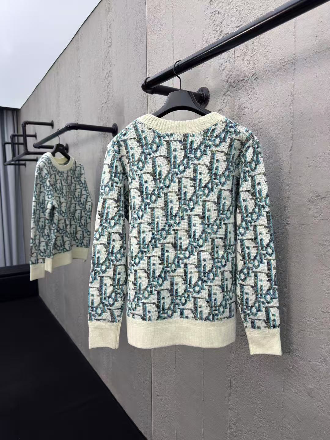 DIOR セーター ディオール オブリーク バージンウール ジャカード