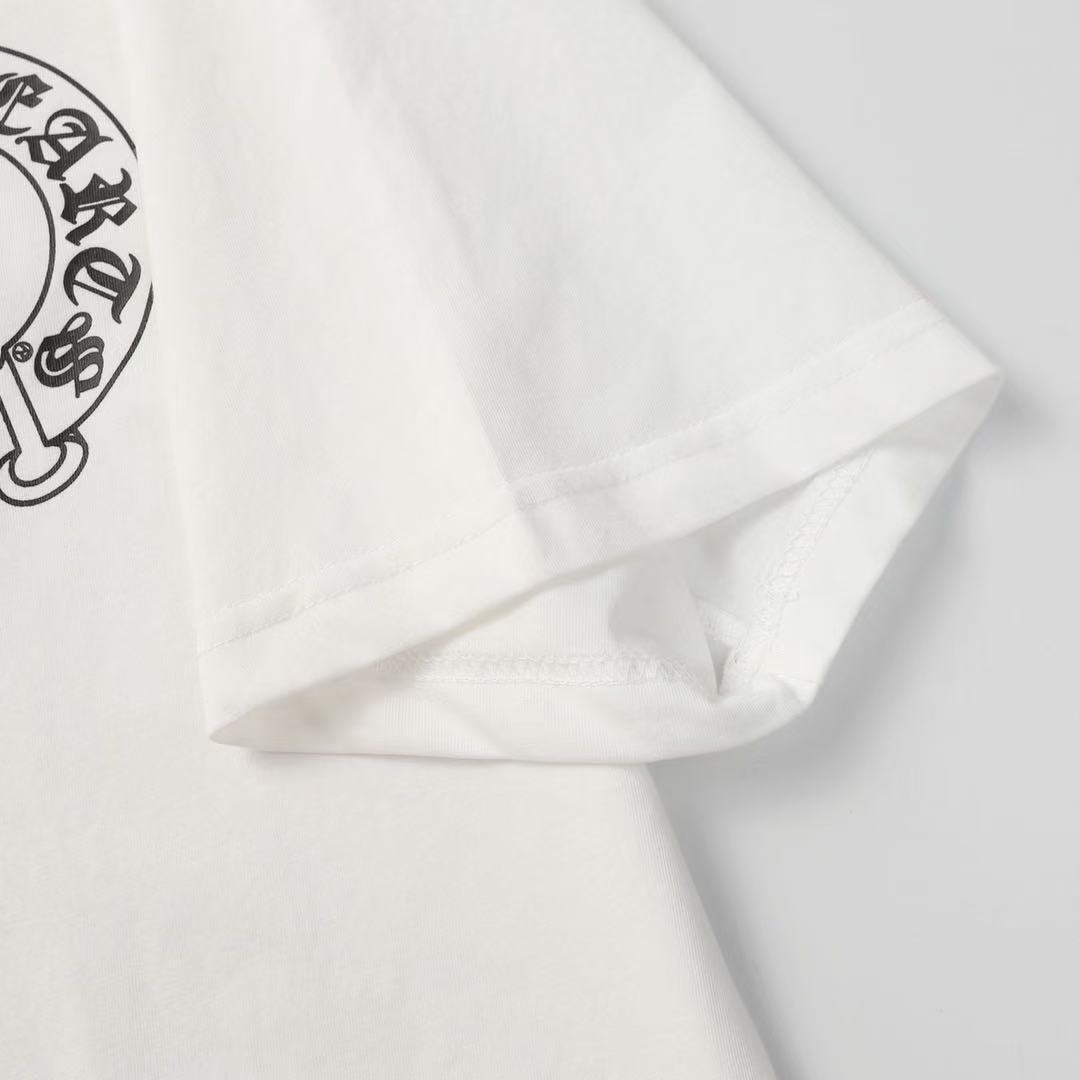 Chrome Hearts　クロムハーツ　高級　ホースシュー　ボタン　ポロシャツ