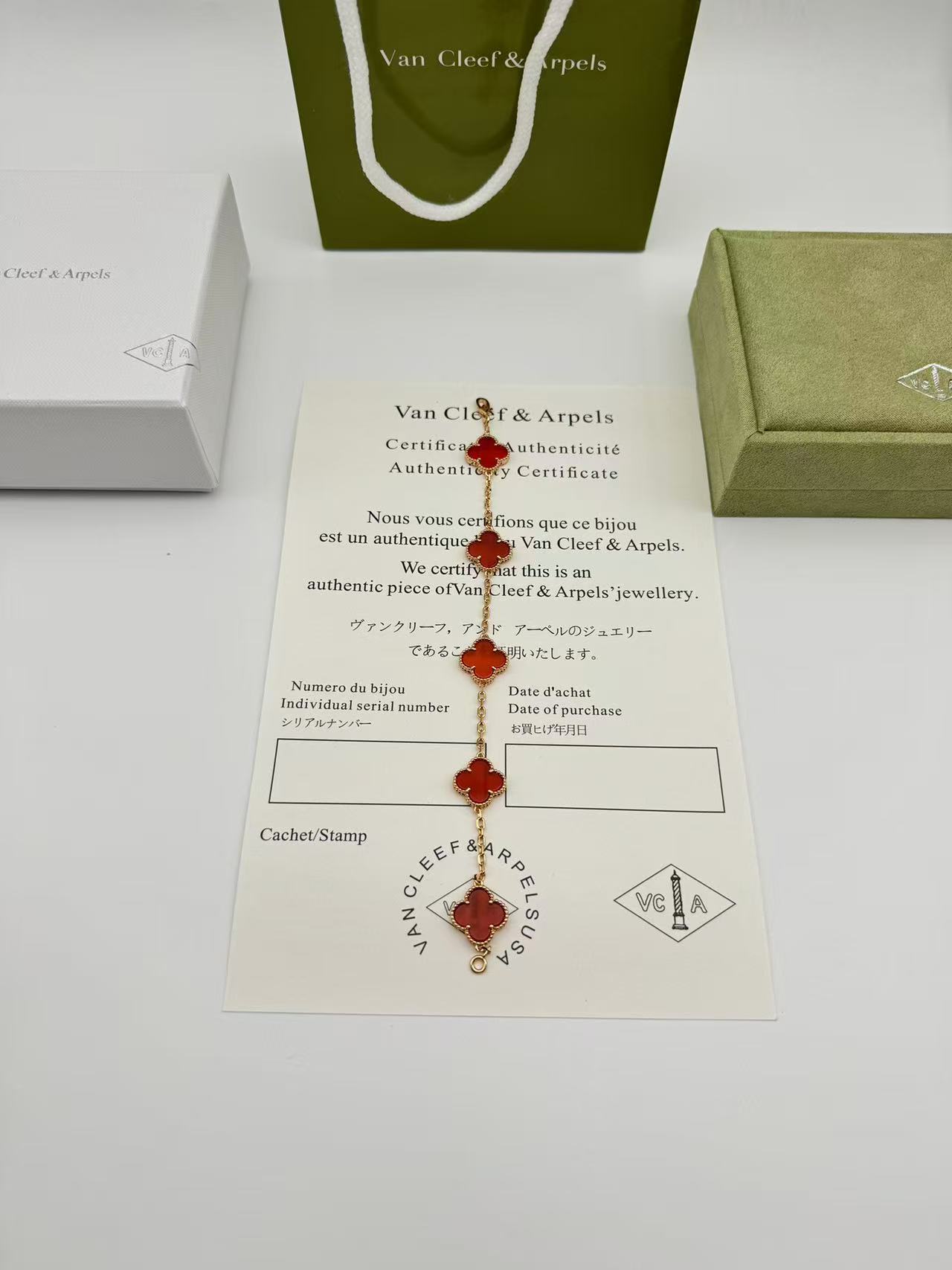 ヴィンテージ アルハンブラ ブレスレット、5モチーフ