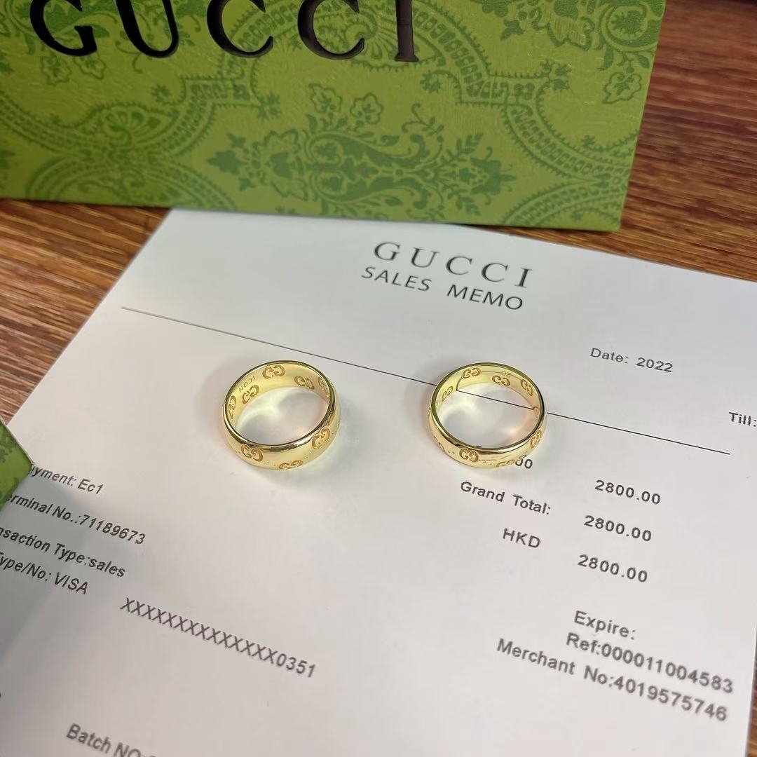 GG 18K ワイド リング