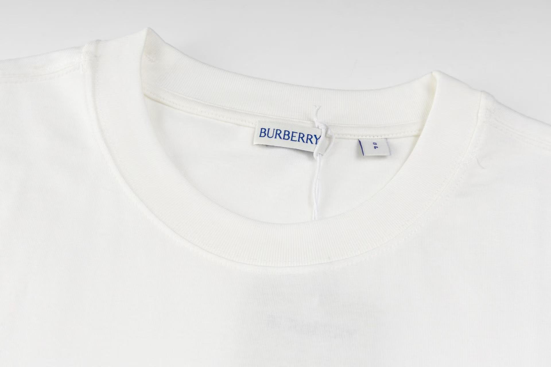 Burberry クロスステッチ EKD​ コットンTシャツ