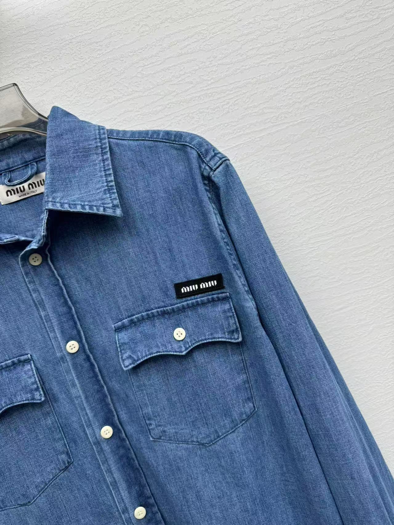 MIUMIU シャンブレー シャツ