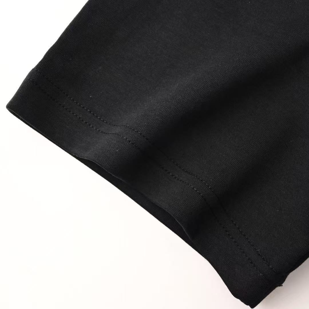 Fendi ブラックコットン Tシャツ