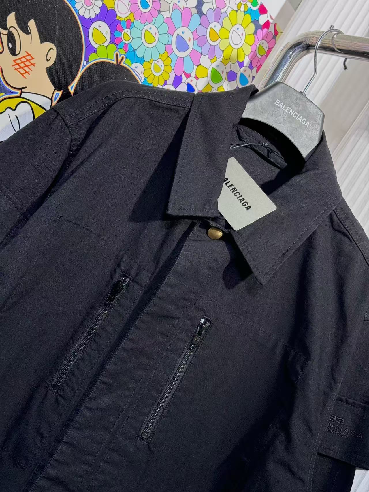 Balenciaga ダークグレー の メンズ MILITARY シャツ