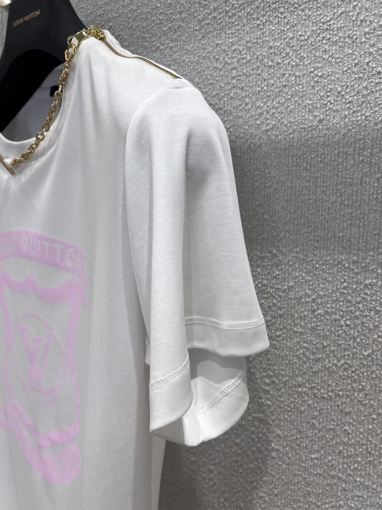 Louis vuitton シグネチャー ジッパーディテールTシャツ