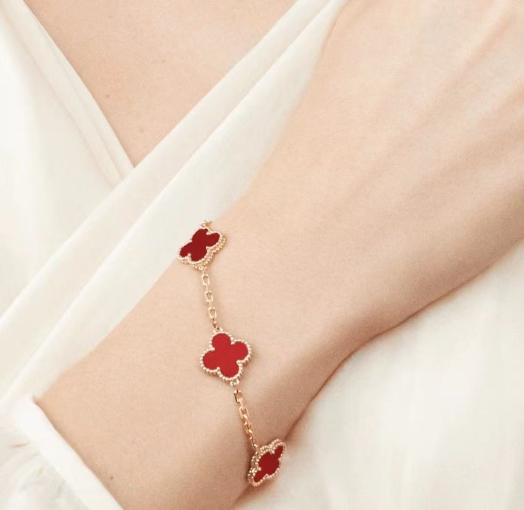 ヴィンテージ アルハンブラ ブレスレット、5モチーフ