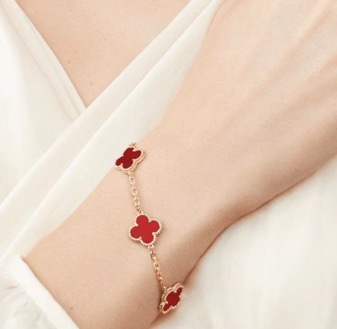 ヴィンテージ アルハンブラ ブレスレット、5モチーフ