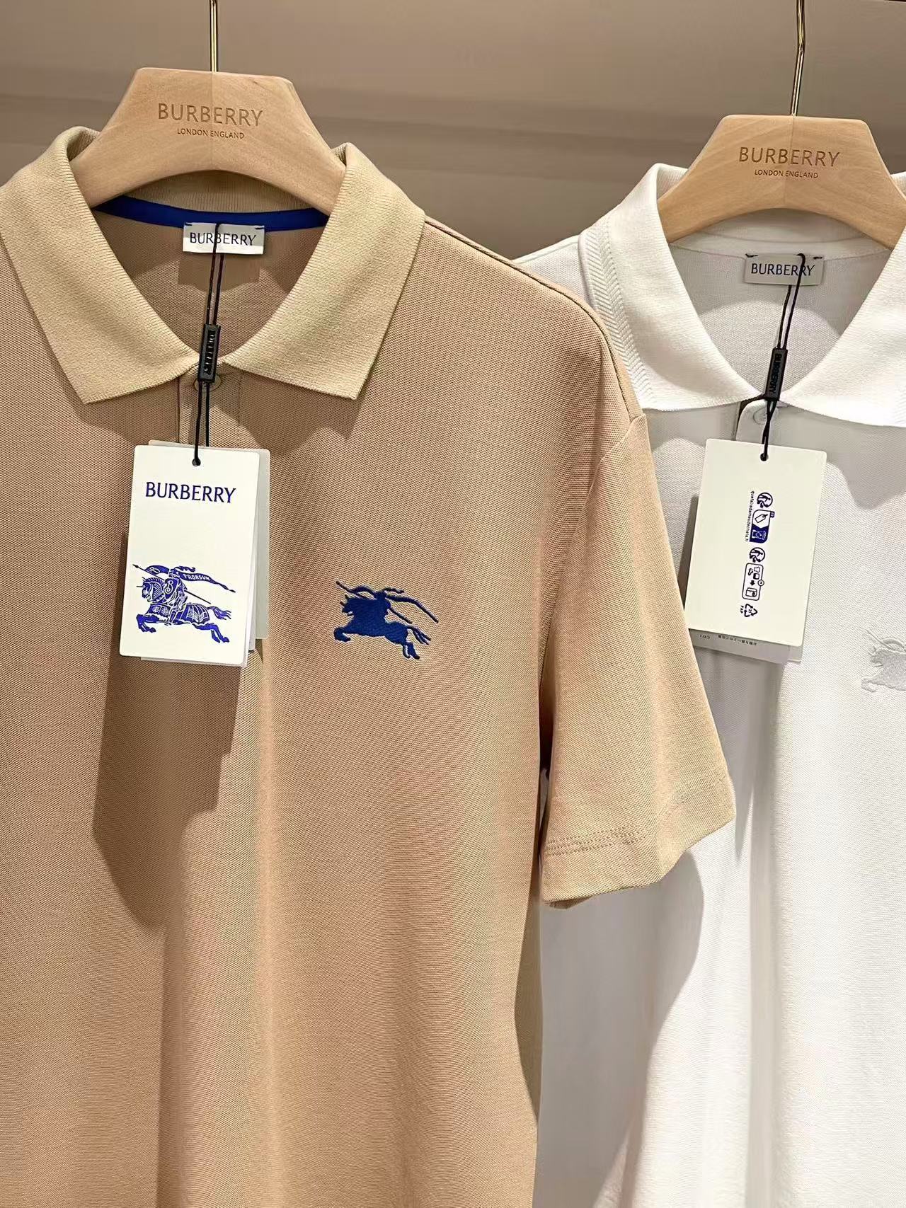 Burberry コットン ポロシャツ