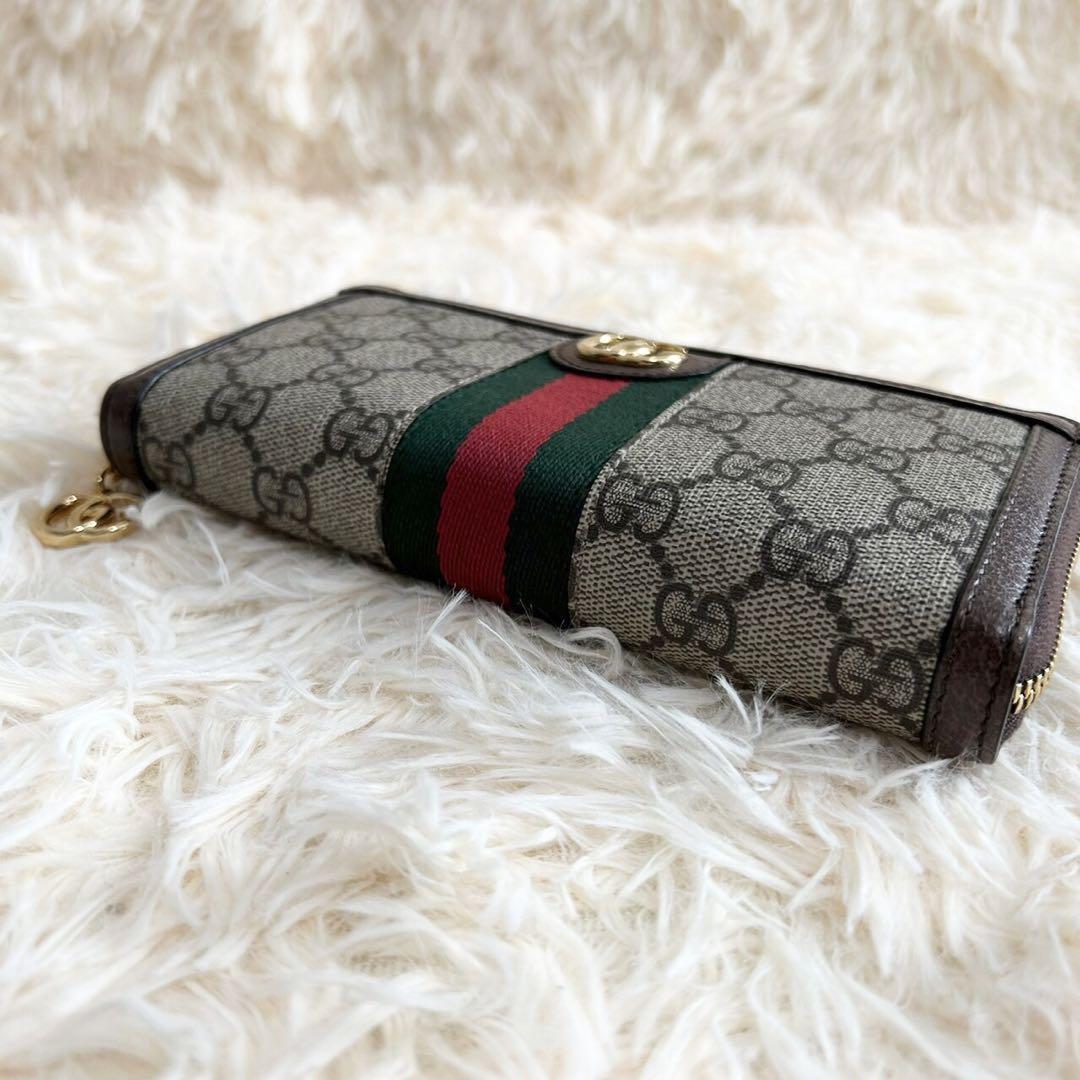 GUCCI グッチ オフィディア ラウンドファスナー 長財布