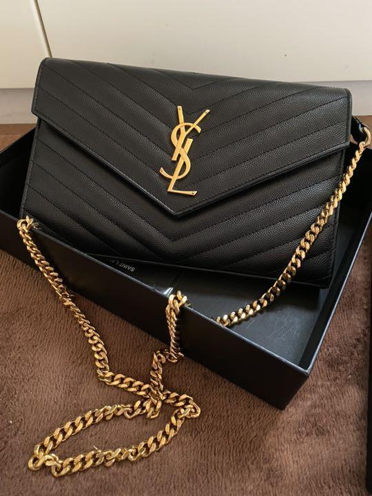 サンローラン バッグ Envelope Chain Wallet