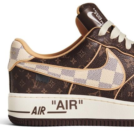 Louis Vuitton x Nike Air Force 1 by Virgil Abloh：ルイ・ヴィトン x ナイキ エアフォース 1 by ヴァージル・アブロー