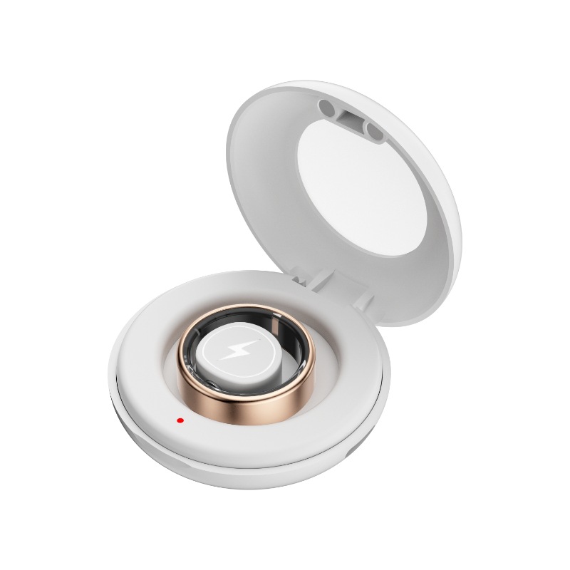 New Cross-border SR09 Smart Ring Heart Rate Monitoring Video Browsing Long Standby Black Technology Waterproof Narrow Frame Ring