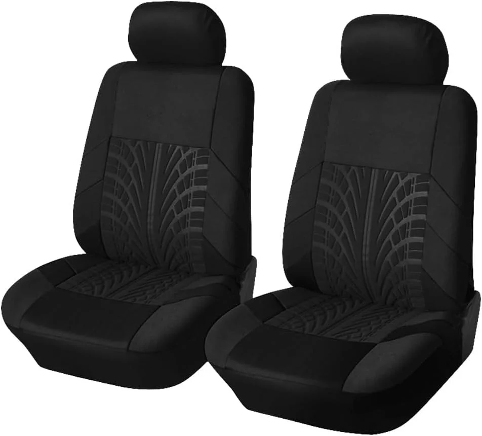Funda protectora para asientos delanteros y traseros, juego completo de fundas para asientos de coche