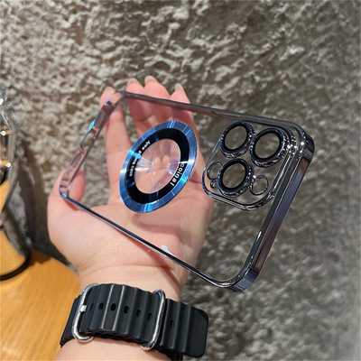 ✨Transparent magnetic case for iPhone