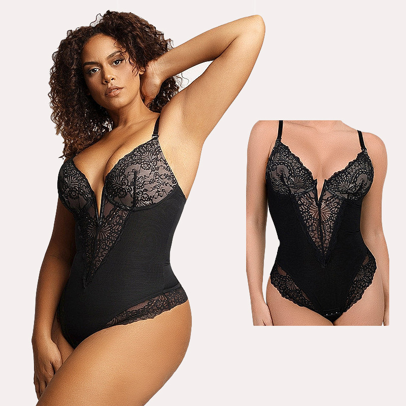 One-Piece V-Shaped Lingerie