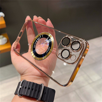  ✨Transparent magnetic case for iPhone