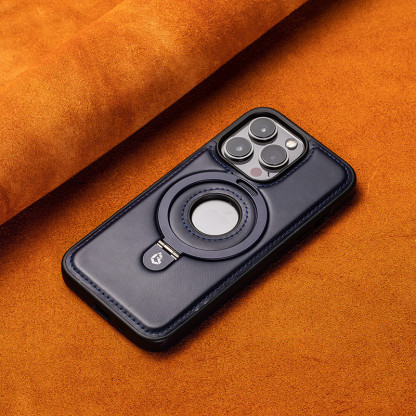 High-end Business Leather Case with Magnetic Stand and Shockproof Protection