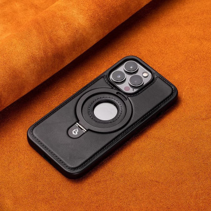 High-end Business Leather Case with Magnetic Stand and Shockproof Protection