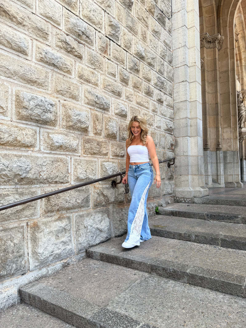 Lily lace jeans