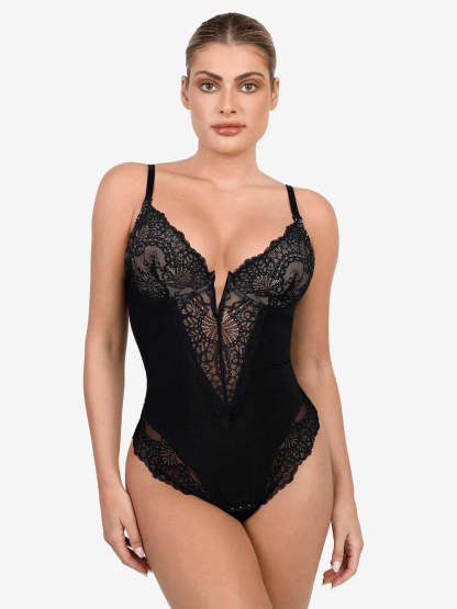 One-Piece V-Shaped Lingerie