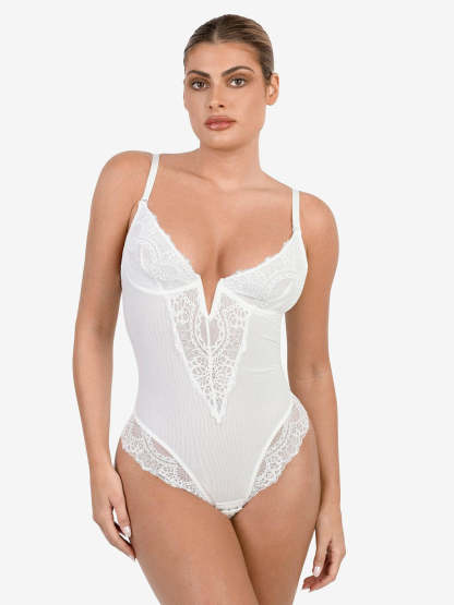 One-Piece V-Shaped Lingerie