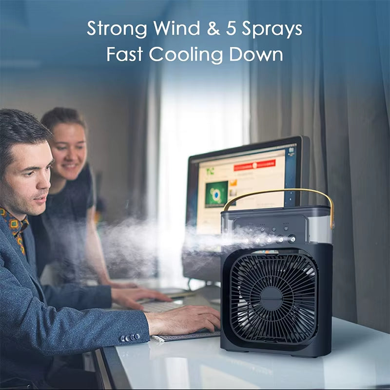 Five-Hole Spray Cooling Fan