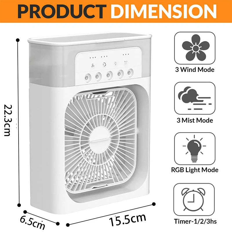 Five-Hole Spray Cooling Fan