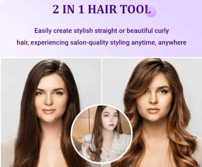 🎁Hot Sale 45% OFF 🎁 2 in 1 Mini Hair Curler & Straightener