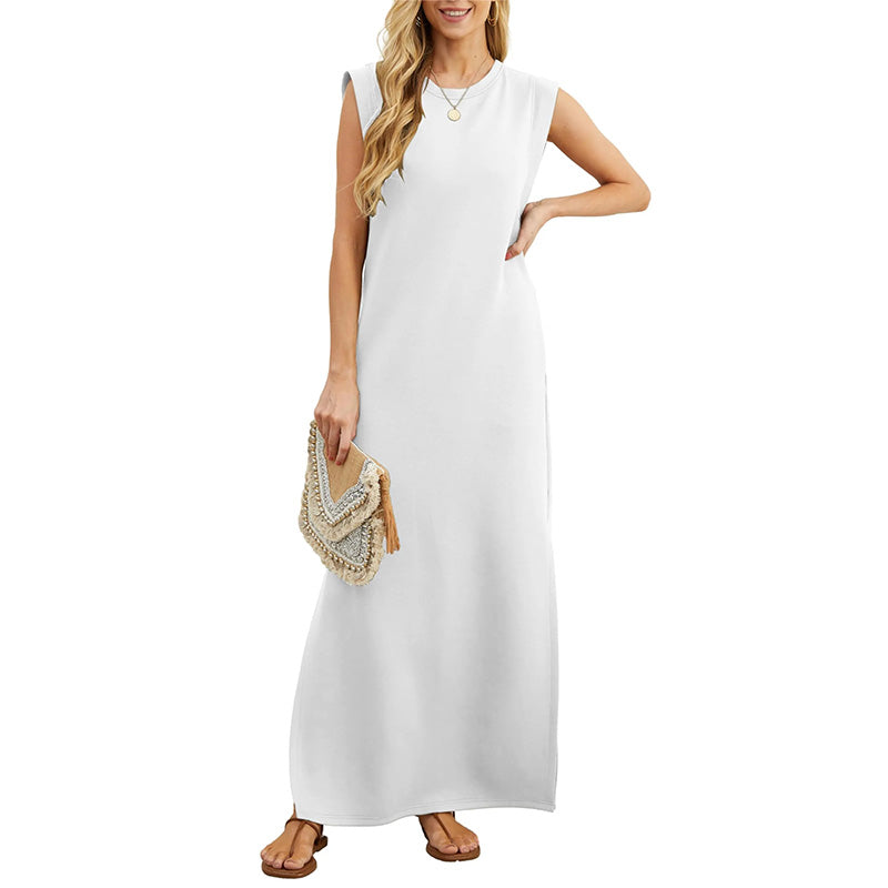 🌟 High-end iron-free! Women's loose slit skirt, free to drape and sho