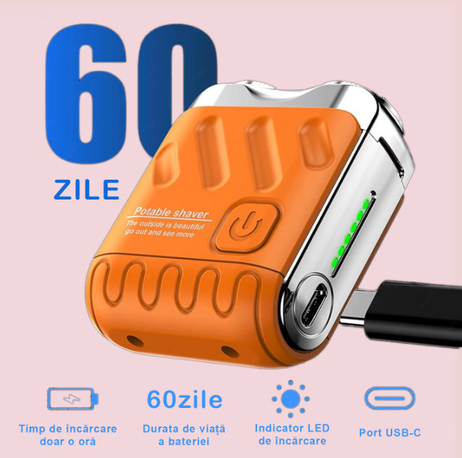 Electric Shaver 2025 – Wet and Dry Shaving, Compact and Powerful, Unisex