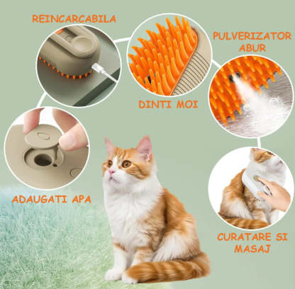 Steam brush for animal fur (buy 1 get 1 free)