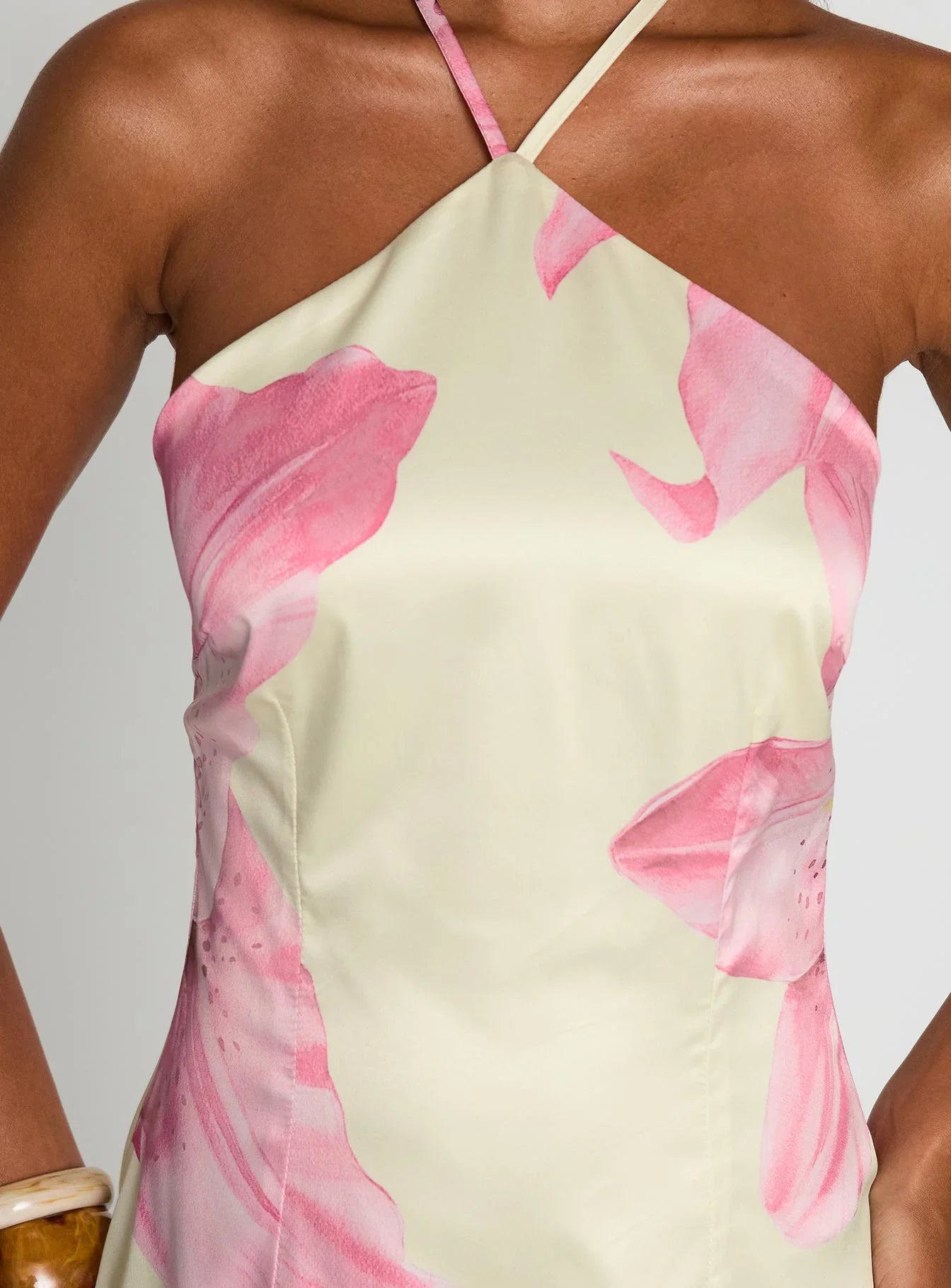 Clara|Halter Mini Dress