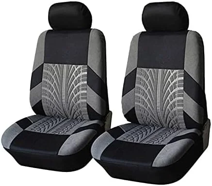 Funda protectora para asientos delanteros y traseros, juego completo de fundas para asientos de coche