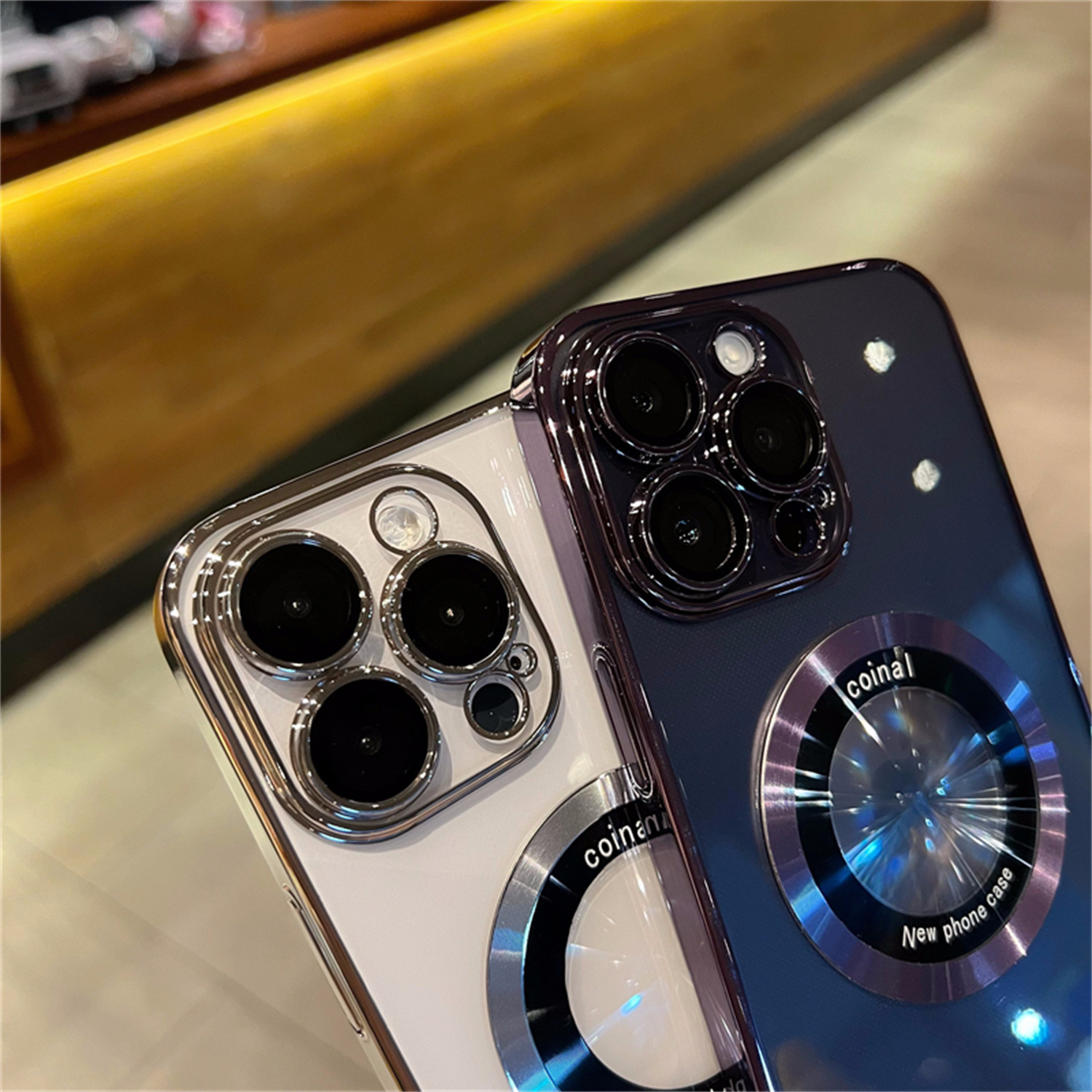  ✨Transparent magnetic case for iPhone