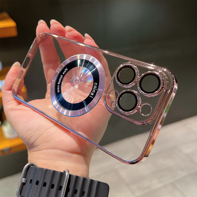  ✨Transparent magnetic case for iPhone