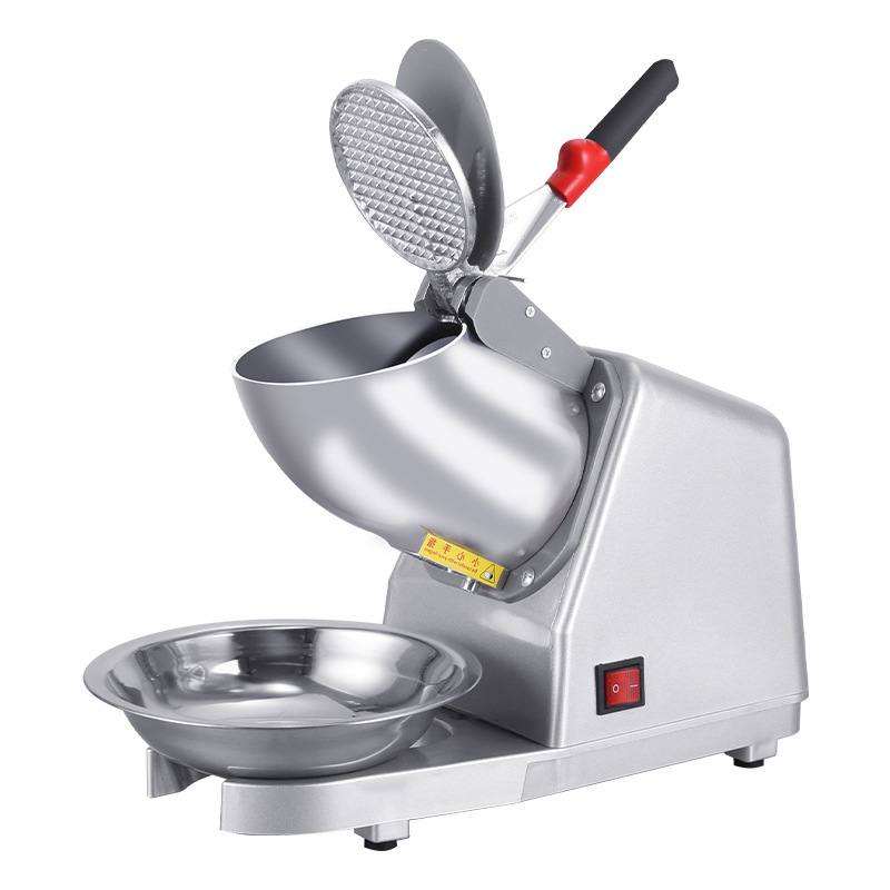 New Cross-Border Double Knife Ice Crusher Ice Breaking Commercial Ice Crusher Snowflake Household Ice Ice Crusher Milk Tea Shop Wholesale