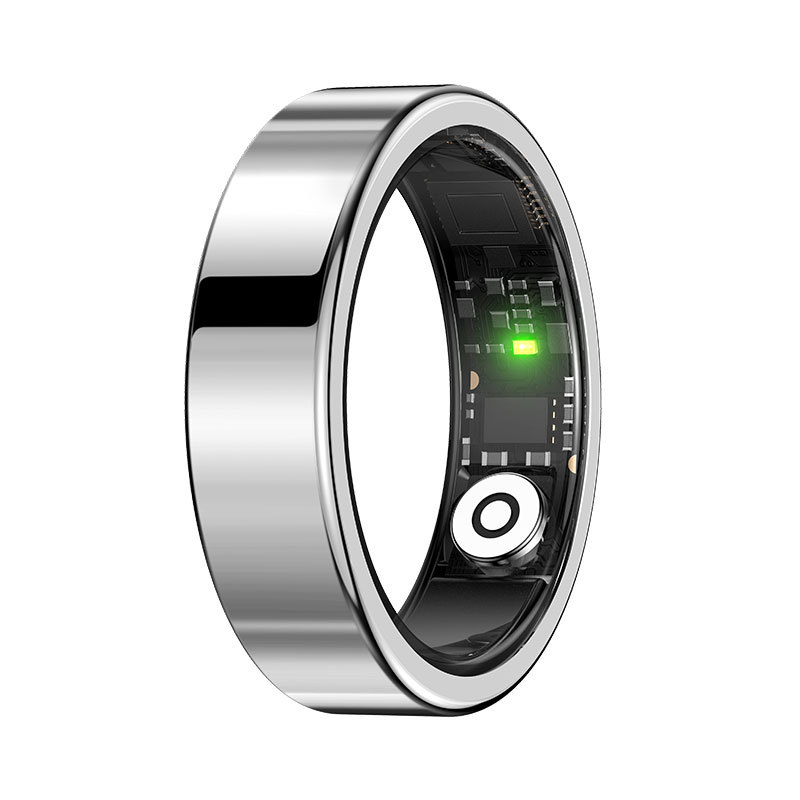 New Cross-border SR09 Smart Ring Heart Rate Monitoring Video Browsing Long Standby Black Technology Waterproof Narrow Frame Ring