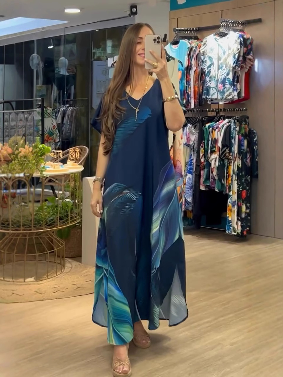 🌴Summer Specials SALE 50% OFF🌴Women's Loose Casual V-Neck Printed Short Sleeve Dresses