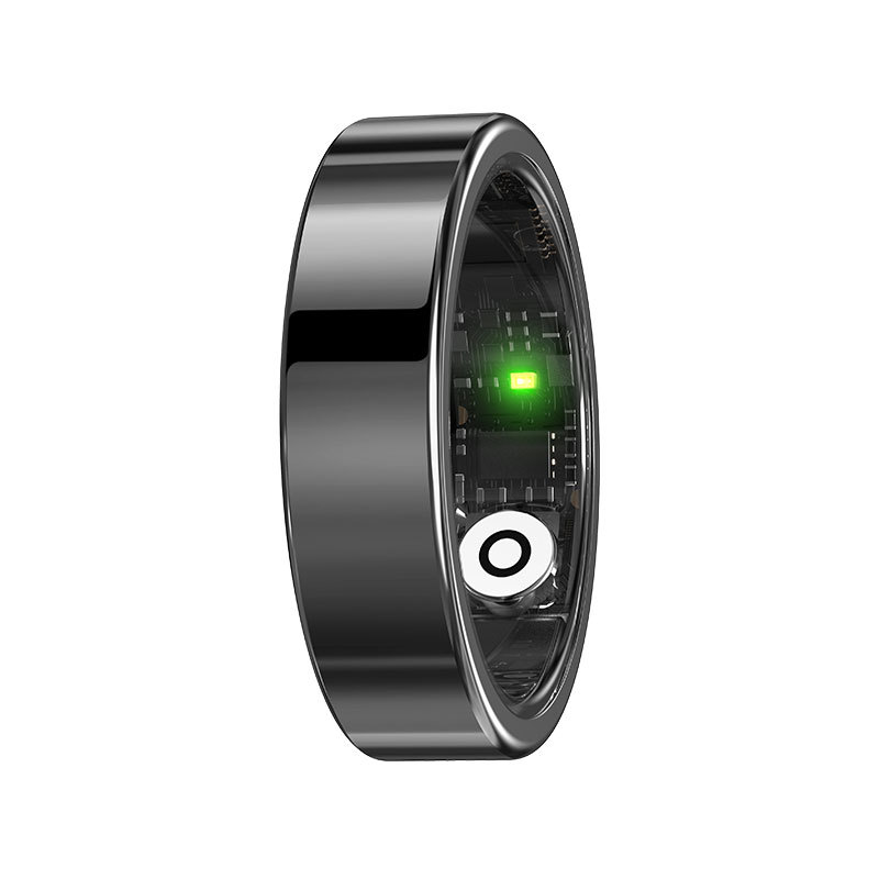 New Cross-border SR09 Smart Ring Heart Rate Monitoring Video Browsing Long Standby Black Technology Waterproof Narrow Frame Ring