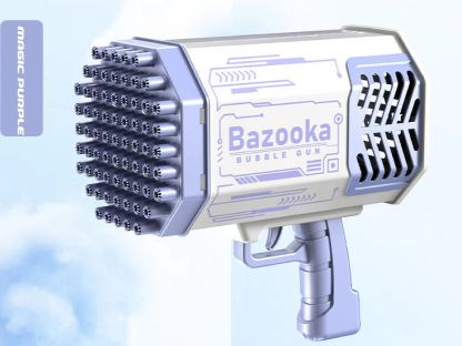 69-Hole Bazooka Bubble Gun Internet Celebrity Toy for Children Extra Large Fully Automatic Electric Handheld Bubble Machine