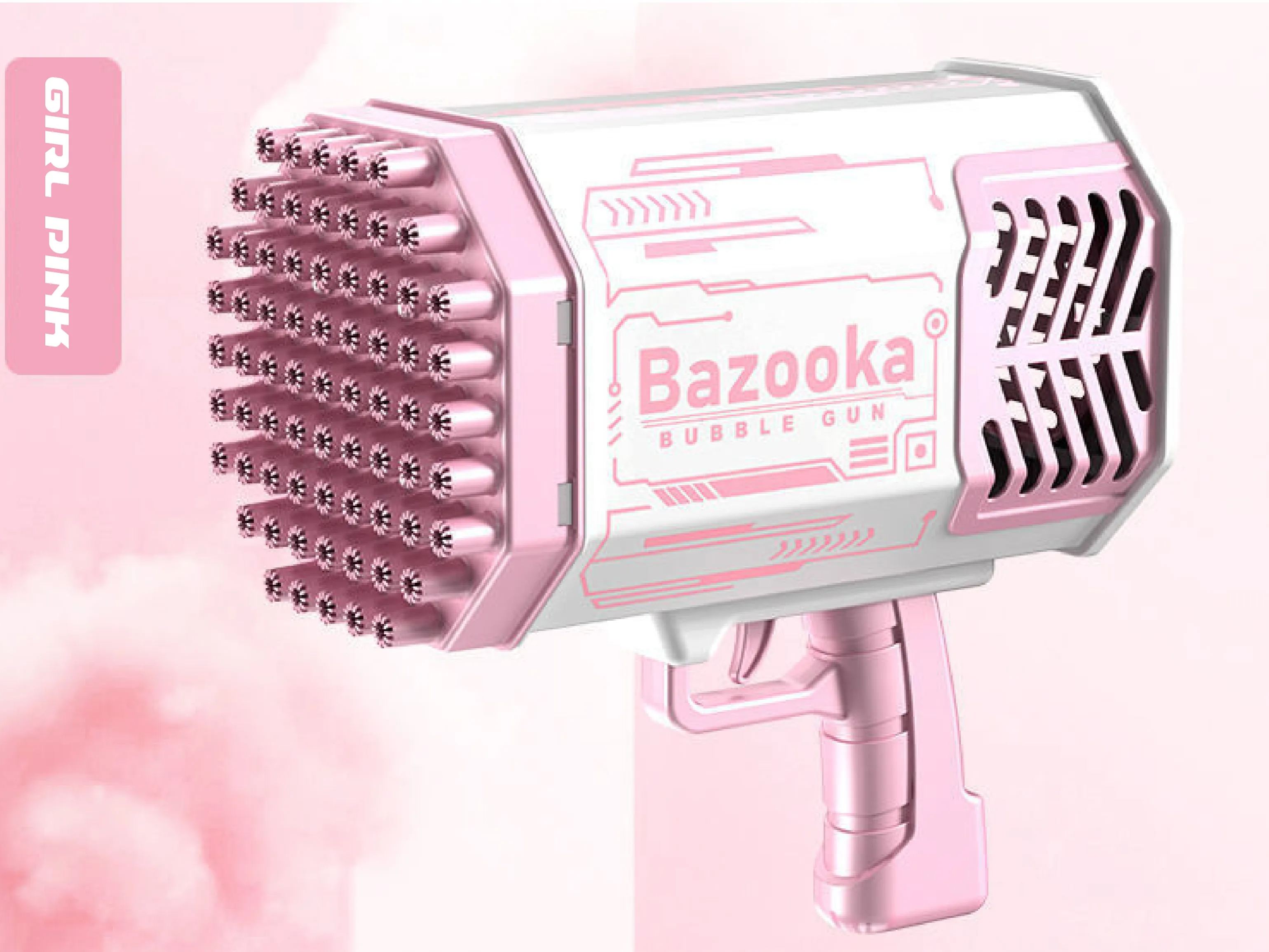 69-Hole Bazooka Bubble Gun Internet Celebrity Toy for Children Extra Large Fully Automatic Electric Handheld Bubble Machine