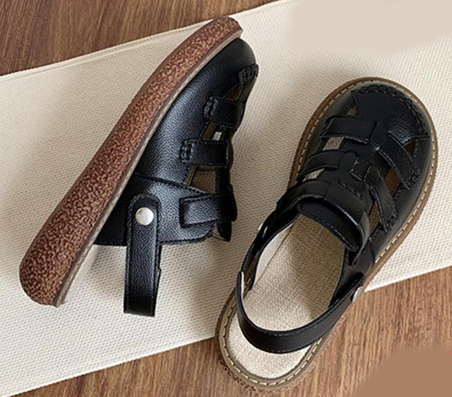 厚底包頭兩穿涼鞋