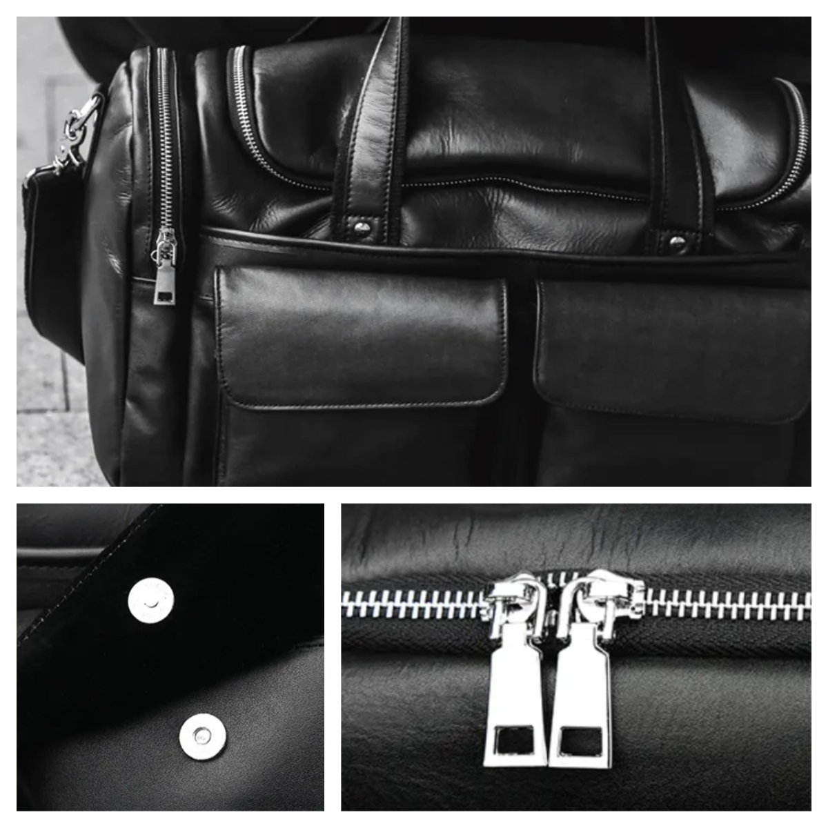 欧美レトロ本革荷物バッグジムバッグ