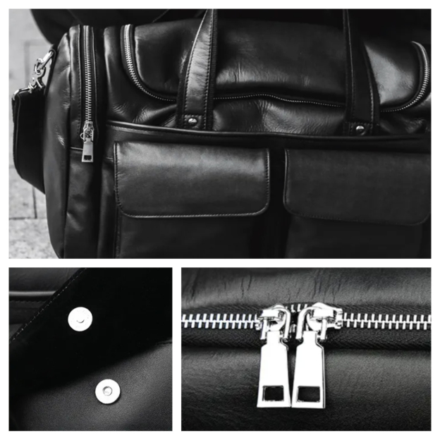 欧美レトロ本革荷物バッグジムバッグ