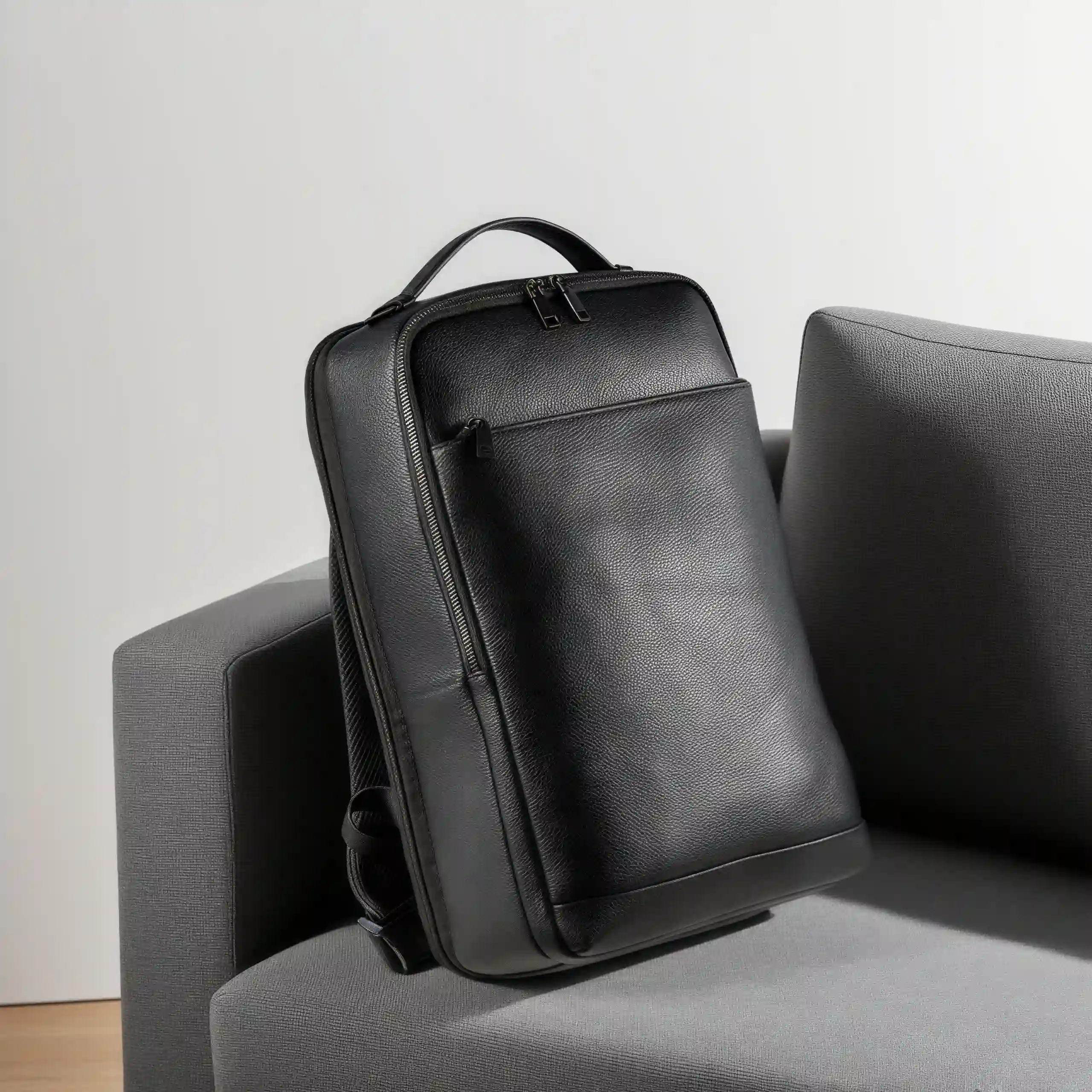 【牛革】ビジネスバックパック｜通勤・出張に最適｜15.6 インチノート収納可