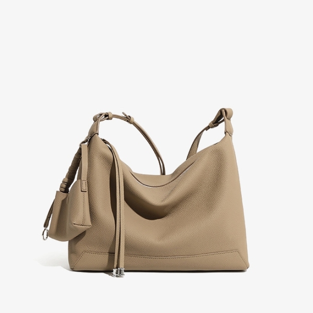 【新作登場】シンプルスタイル 牛革バッグ｜3 通り使い分け可能（ショルダー・クロス・トート）｜ブラジル産上質牛革