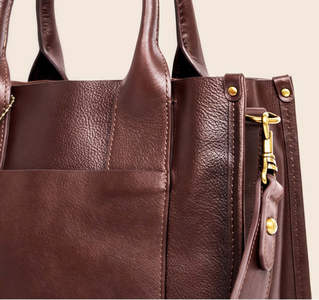 茶|黒|2色|植物タンニン鞣しの天然牛革ショルダーバッグ|牛革肩がけかばんバッグ